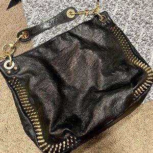 Genuine leather Rebecca Minkoff studded crossbody bag